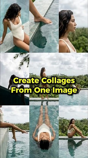 How to create Collages with just one image #aiphotoediting #freeaitools