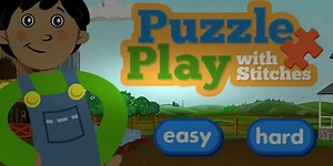 Chica Show Puzzle Play with Stitches Cartoon Animation Sprout PBS Kids Game Play Walkthrough [Full E