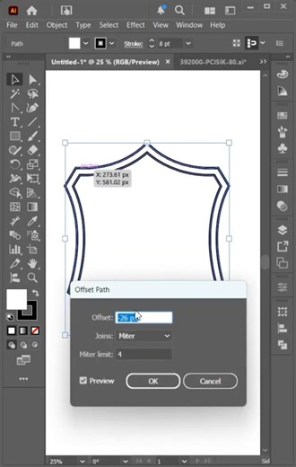 Stop Guessing! How to Perfectly Control Strokes with Offset Path | Illustrator Tutorial
