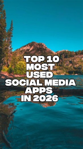📱 TOP 10 MOST USED SOCIAL MEDIA APPS IN 2026 🌍🔥Which app do YOU use the most? 👀#Top10WithRahul