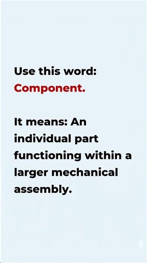 C1 Engineering English | Engineering Design Process | Keyword: Component + Shadowing