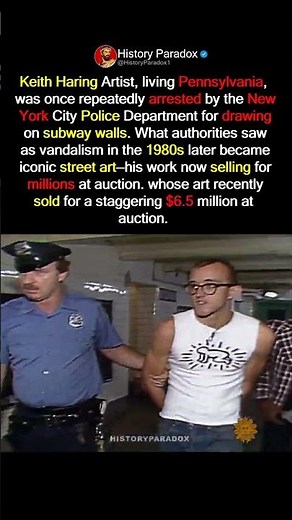The Artist Once Arrested for Drawing on Walls #history #facts