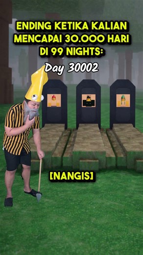Inilah Ending Ketika Kalian Mencapai 30.000 Hari di 99 Nights in The Forest 🤣