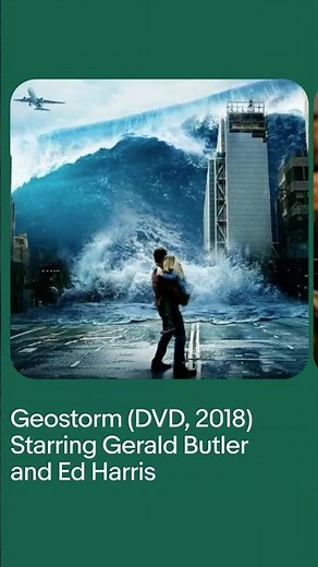 Geostorm (DVD, 2018) Starring Gerald Butler and Ed Harris