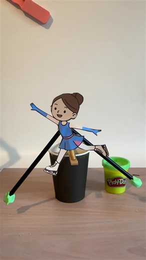 This ice skater balance STEM challenge is a great winter Olympic science activity https://www.science-sparks.com/balancing-ice-skater-stem-challenge/ | Science Sparks