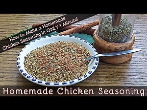 How to Make Chicken Seasoning in ONLY 1 Minute | Fab Flavors For Your Chicken Dishes | #182