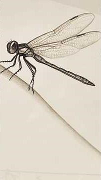 1 Very Easy Drawing dragonfly step by step