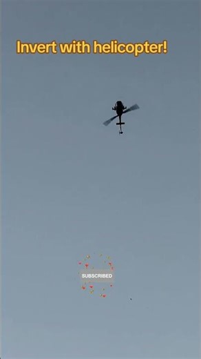 RC Helicoptet, Invert trick #airplane rchelicopter #rcjet #drone #fms