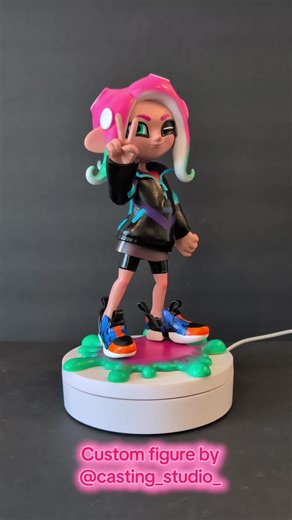 Another custom figure for a client. Have a few more of my 2025 figures to share, but looking forward to some really cool figures coming in the first half of 2026! If you want your own custom figure please send a DM to discuss. #Splatoon3