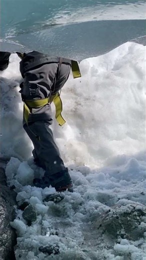 8-Year-Old Crawls INSIDE a Glacier in Norway! 😳🧊