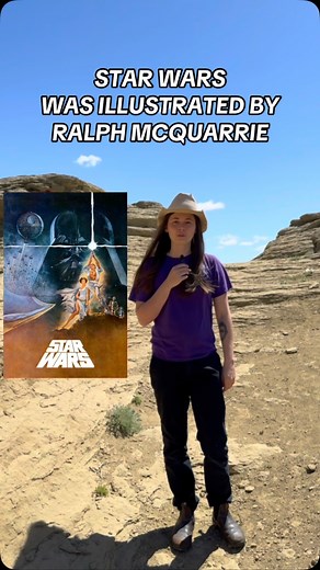 Star Wars was illustrated by Ralph McQuarrie! #history #starwars #story #movie #film #art #artist #illustrator #historical #montana | Mary Kate Teske