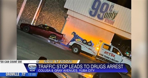 Yuba City traffic stop leads to major drug bust and arrest