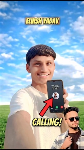 CALLING WITH ​⁠ELVISH YADAV😱 #shorts​ #elvishyadav​ #ElvishYadav #Vlog #DesiVlogger #TrendingVideo