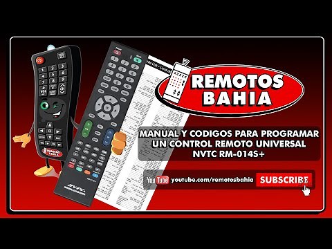 MANUAL Y CODIGOS PARA PROGRAMAR UN CONTROL REMOTO UNIVERSAL NVTC RM-014S+ HUAYU RM-L1388 EN UN TV