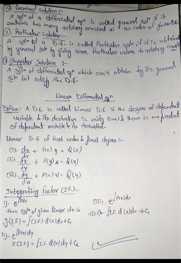 B.TECH 1ST SEMESTER | IMPORTANT TOPICS DEFINITION AND FORMULAS | #maths #engineer #trending #shorts