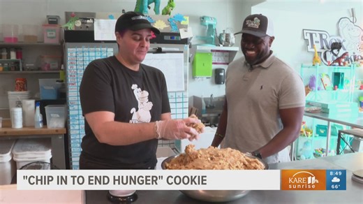 Raise money for a food bank by buying cookies