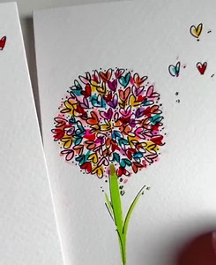 Hand-painted Sympathy Card: Watercolor Floral Bereavement Card - Etsy