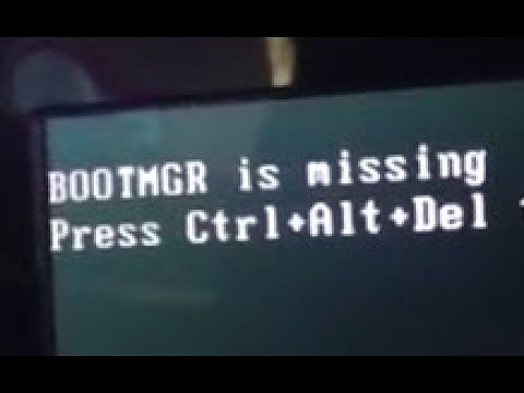 Fix BOOTMGR is missing on HP Laptop
