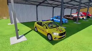 Rescue Vehicle Transport Mission | Simulation Car Animation