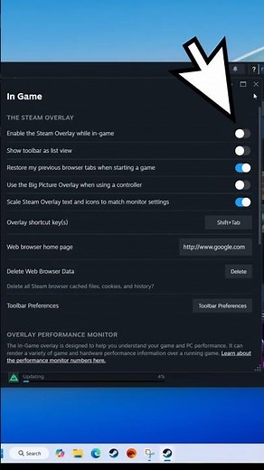 Fix Steam FPS Lag in 60 Seconds! | #shorts #gaming #tips