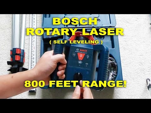 BOSCH ROTARY LASER - 800ft SELF-LEVELING LASER LEVEL - GRL800-20HV