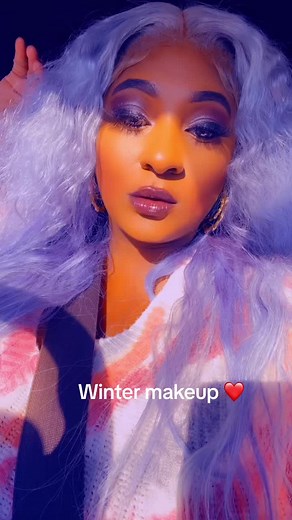 Winter makeup 🥶 #londynnvega #prettymakeupgeek #wintermakeup #wintermakeup #vampymakeup