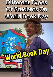 Different Types of Students on World Book Day