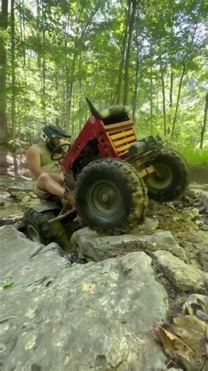 Offroad rock crawling mower #rockcrawl #offroadmower
