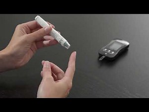 GLUCOCARD Shine XL - Spanish: How to perform a blood glucose test