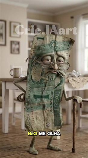 O seu dinheiro também some da carteira antes do fim do mês? #objetosfalantes #iavideo #dinheiro #pagamento #humor