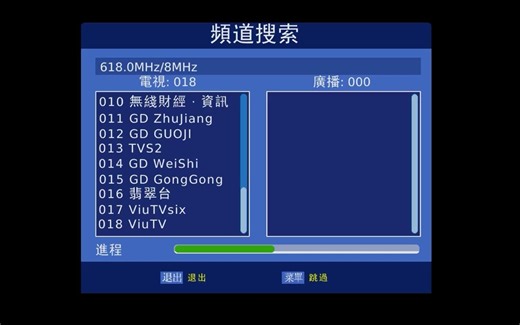 【DTMB】香港接收地面数字电视测试 2021-04-01