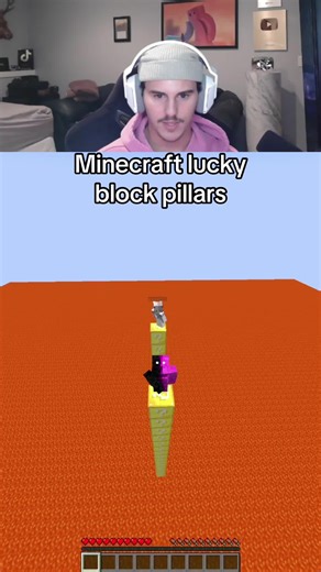 @weeetch Minecraft lucky block pillars | minecraft