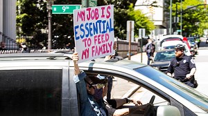 See what the 'Reopen Virginia' rally in Richmond looked like