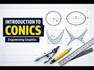 Introduction to Conics – 01 | Engineering Graphics Made Easy (CAD Method)