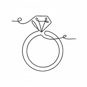 Wedding Embroidery Design, Linear Ring Machine Embroidery File, Instant Download - Etsy