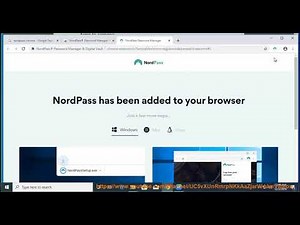 Set up NordPass extension on Chrome for Windows