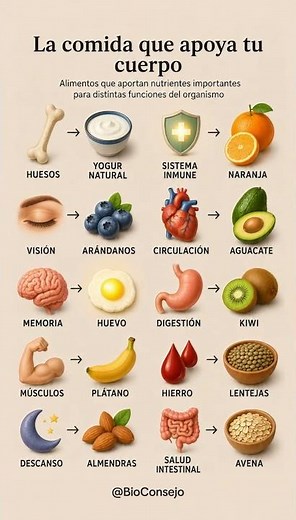 🌿 Alimentos Que Ayudan al Cuerpo | Nutrición Natural Para Tu Salud 💚