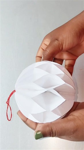 DIY paper round ball wall hanging ideas #shorts #shortvideo #wallhanging