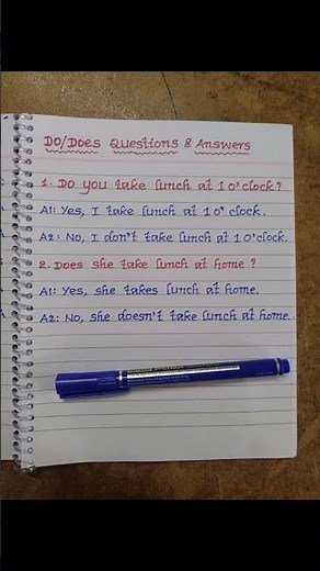 Part-38 Do & Does Practice | Questions /Answers |## #EasyEnglishWithRudra##