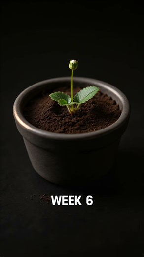 13 weeks of Strawberry Growth in 15 Seconds 🍓 (Timelapse)