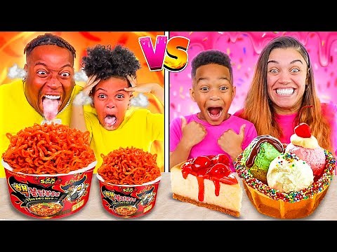 SWEET VS SPICY FOOD CHALLENGE 🌶️
