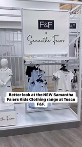 Better look at the NEW Samantha Faiers Kids Clothing range at Tesco F&F. #samanthafaiers #kidsclothing #tescofandf | Baby Deals UK