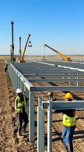 How a Massive Solar Power Plant Is Built — Full Construction Timelapse