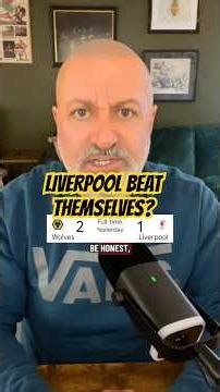 Liverpool Had 65% Possession… And Still Lost to Wolves