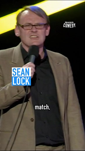 Sean Lock was not a fan of braveheart cosplay at kick off #seanlock #football #standupcomedy #facepaint | Universal Comedy