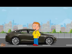 Caillou goes to the Car Wash