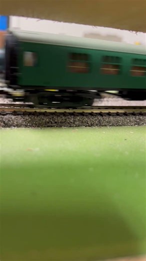 Model GWR 2-8-2t 7200 class with southern railway coaches