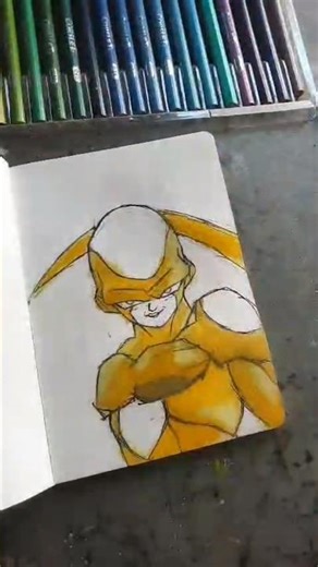 [ASMR] Drawing FRIEZA #frieza #shorts