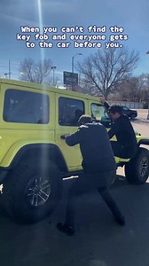 Someone get the man a lanyard. 😂🔑 #iversonauto #keyfobfiasco #carchaos #carcomedy #jeepwrangler #jeep #funfriday #hifromsd | Iverson Auto
