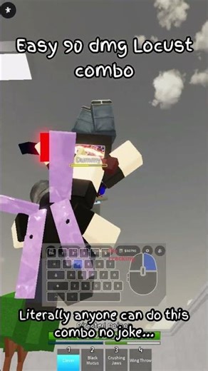 Locust 90 damage easy combo #jjk #jjs #jujutsushenanigans #jujutsukaisen #roblox